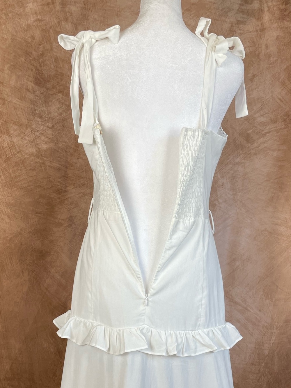Altar’d State White Ruffled Tiered Maxi Dress size Medium - Picture 16 of 16